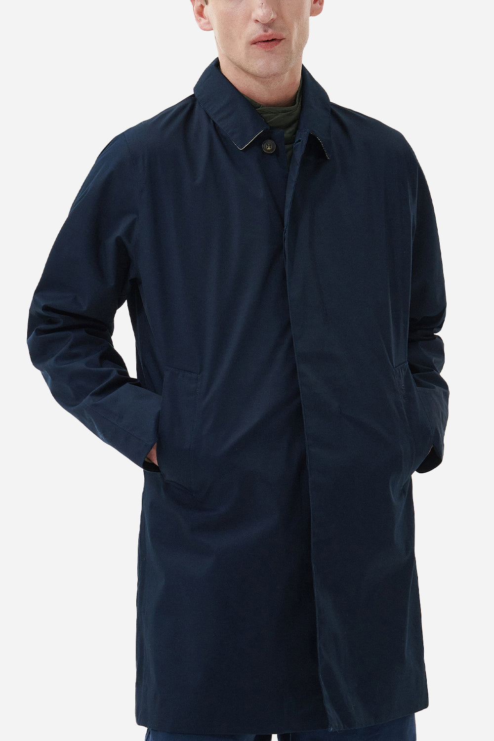 Barbour Lorden Waterproof Mac (Navy)