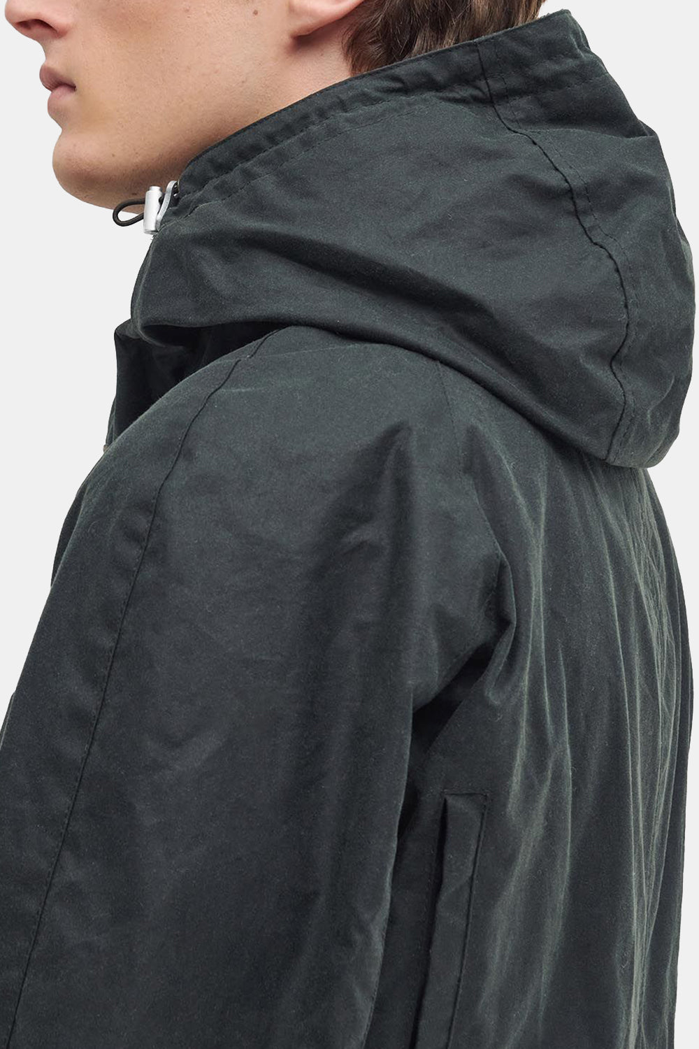 Barbour X to Ki to Bicycle Wax Jacket (Sage)