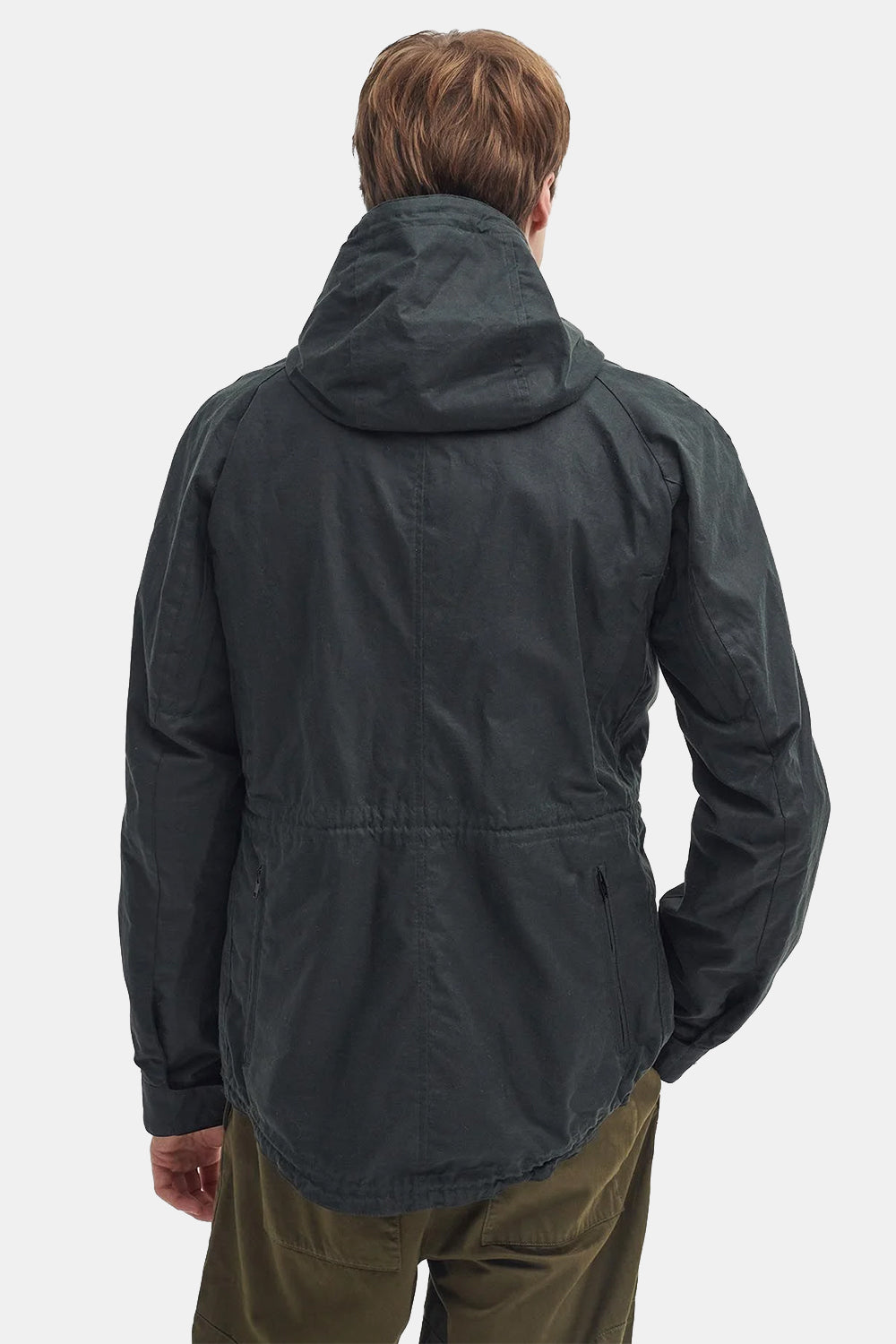 Barbour X to Ki to Bicycle Wax Jacket (Sage)