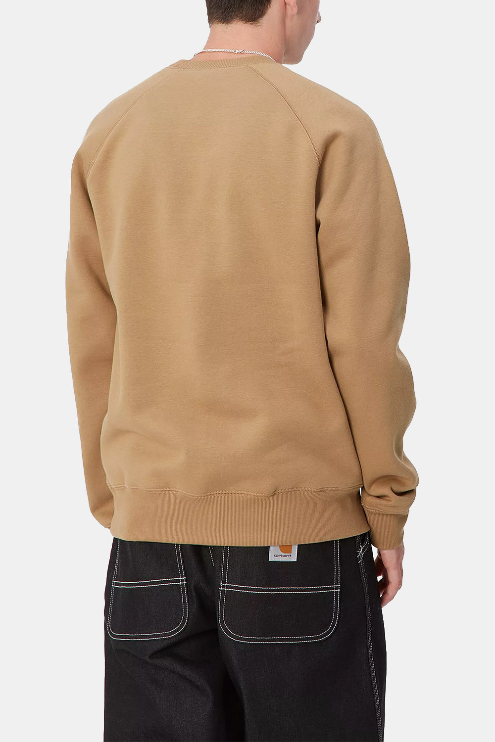 Carhartt Wip Thershirs قميص ثقيل (الفول السوداني/الذهب)