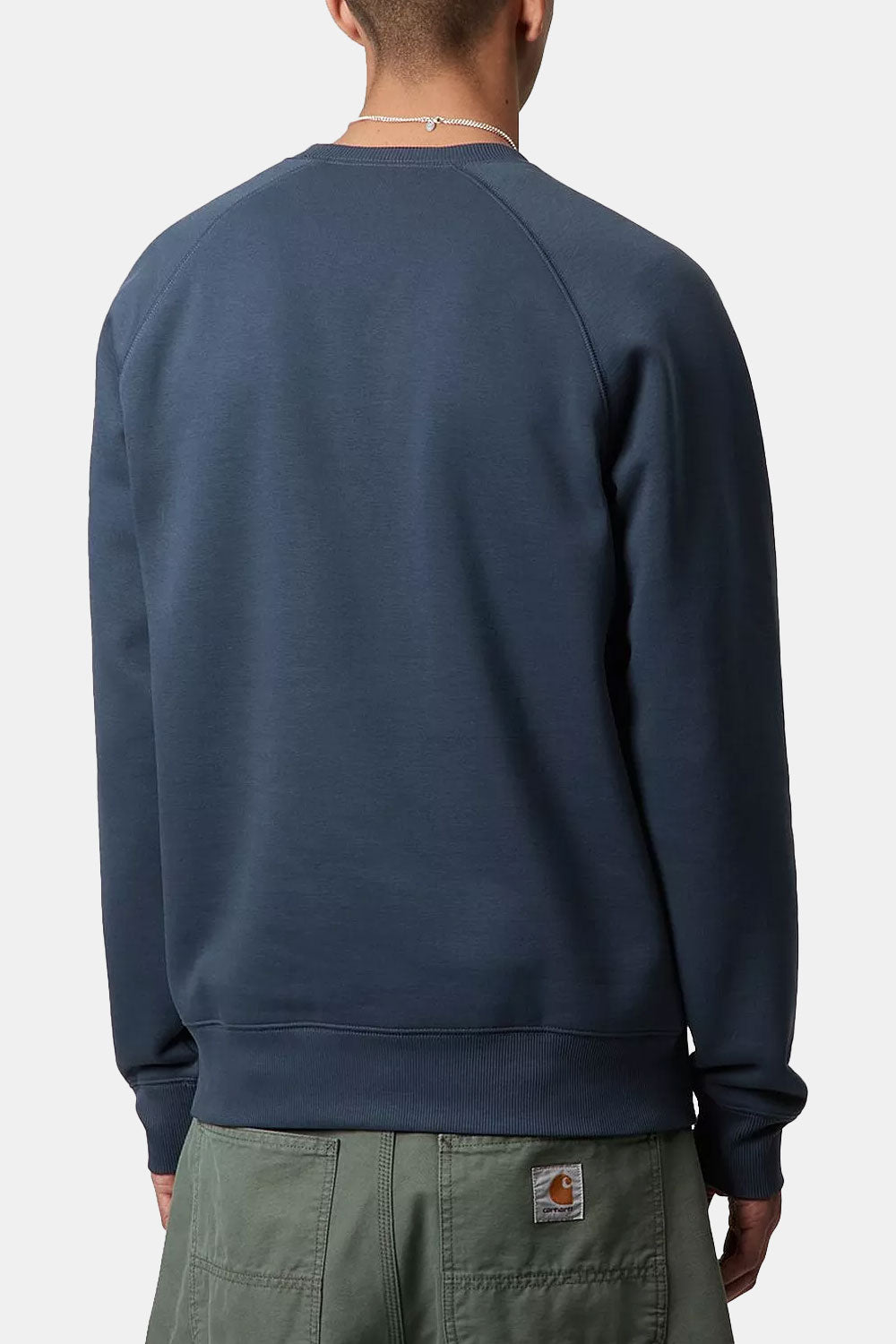 Carhartt WIP Thase Sweatshirt (Dusky Blue/Gold)