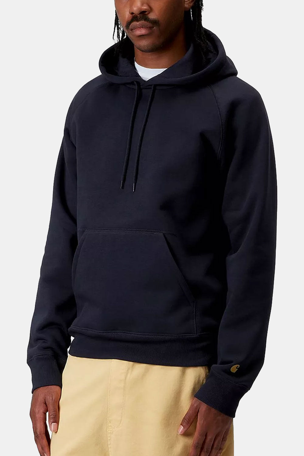 Carhartt Wip Hooded Chase Sweat (Navy/Gold Dark)