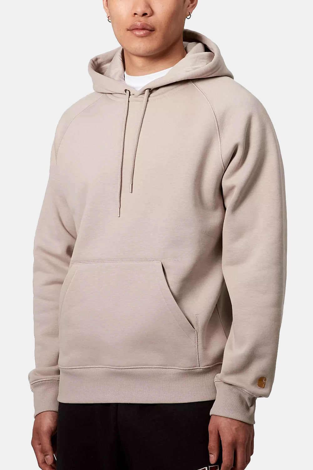 Carhartt Wip Hooded Chase Sweat (Dusky Beige/Gold)