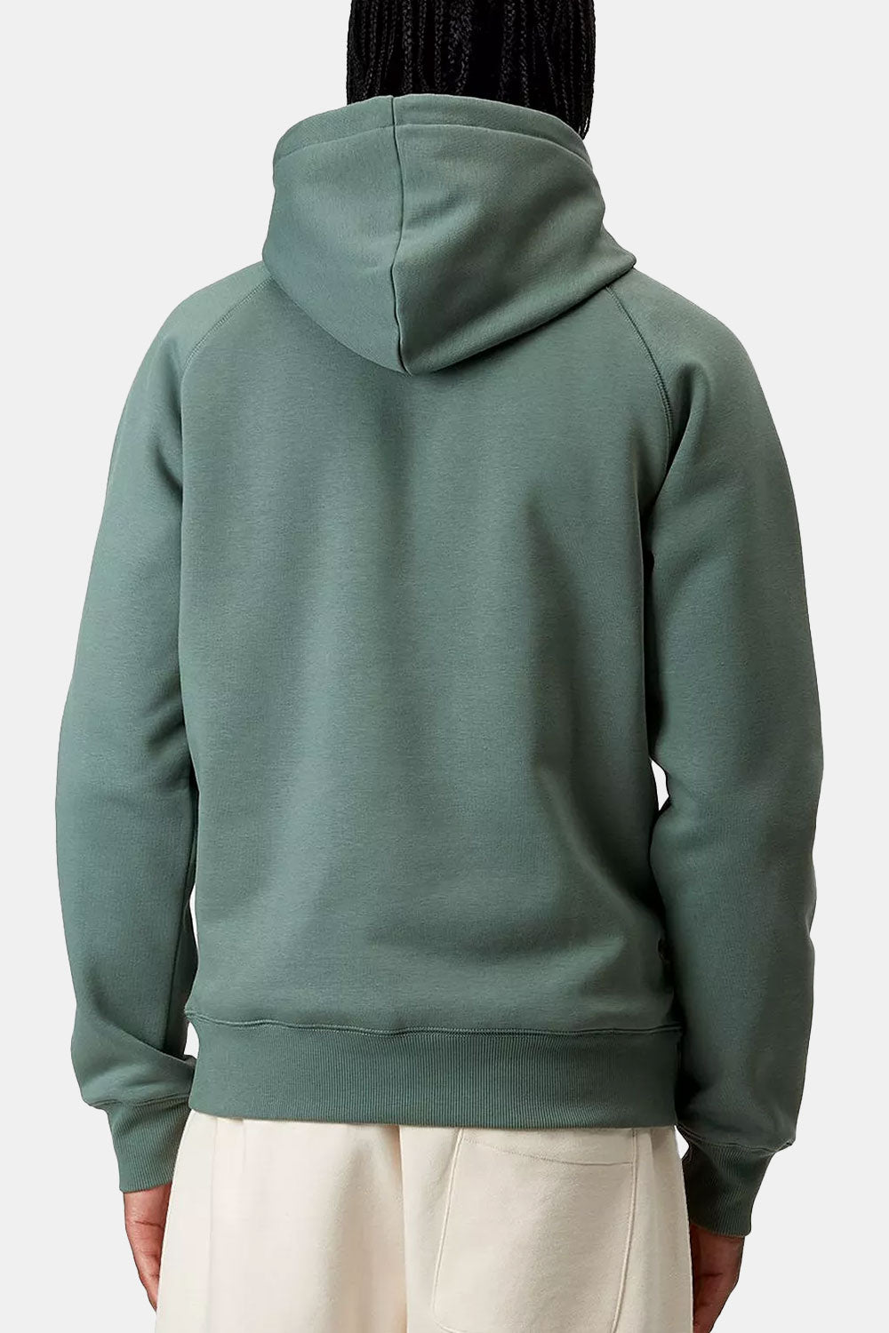 Carhartt Wip مقنعن مطاردة العرق (الصنوبر الفضي/الذهب)