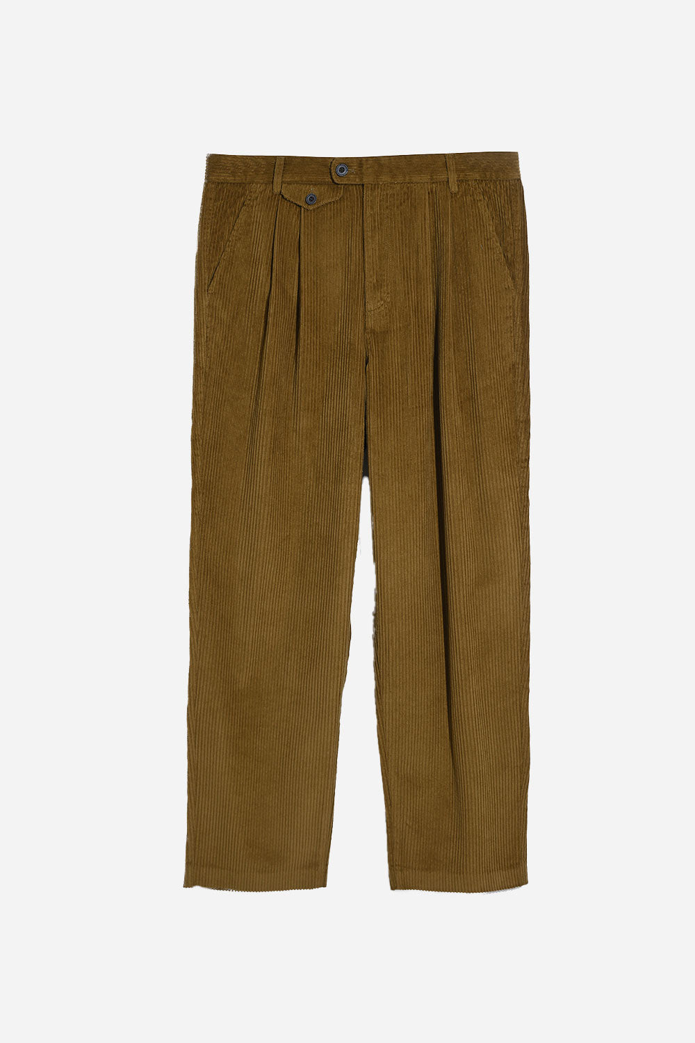 Farah Adam Archive Twin Pleat Trousers (Rich Tobacco)