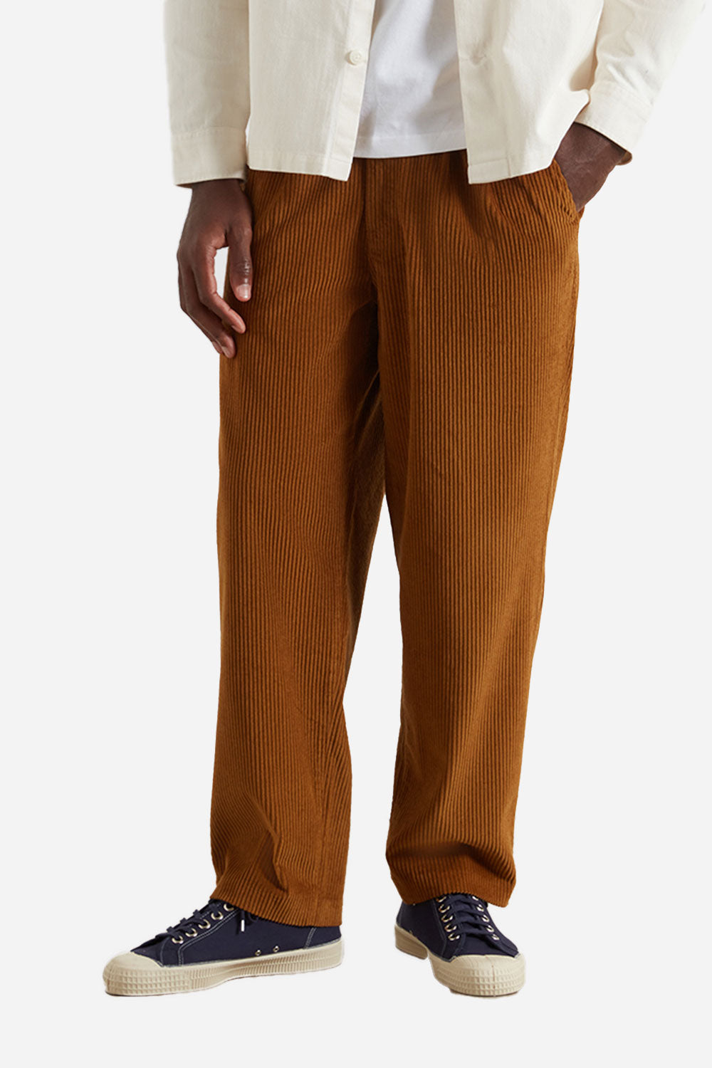 Farah Adam Archive Twin Pleat Trousers (Rich Tobacco)
