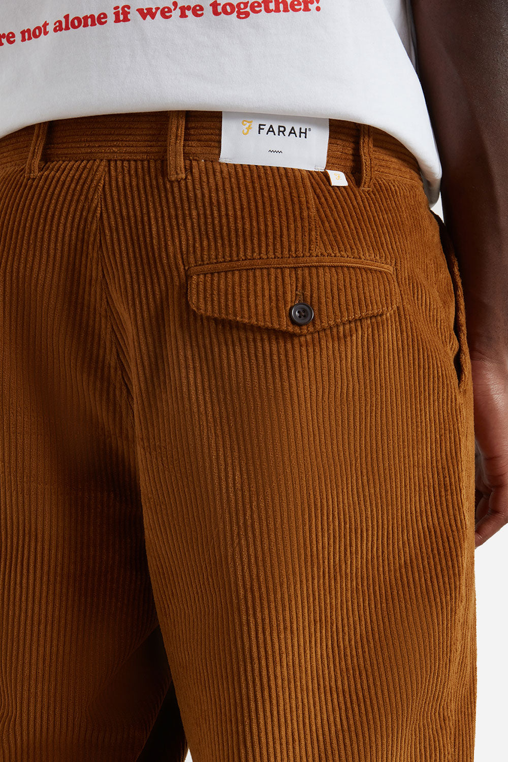 Farah Adam Archive Twin Pleat Trousers (Rich Tobacco)