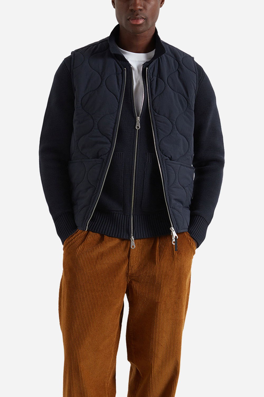 Farah Campbell Gilet (True Navy)
