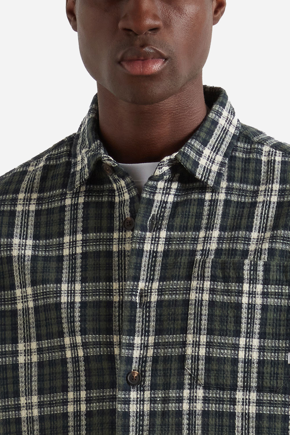 Farah Hardaker Long Sleeve Check Shirt (Rosemary)