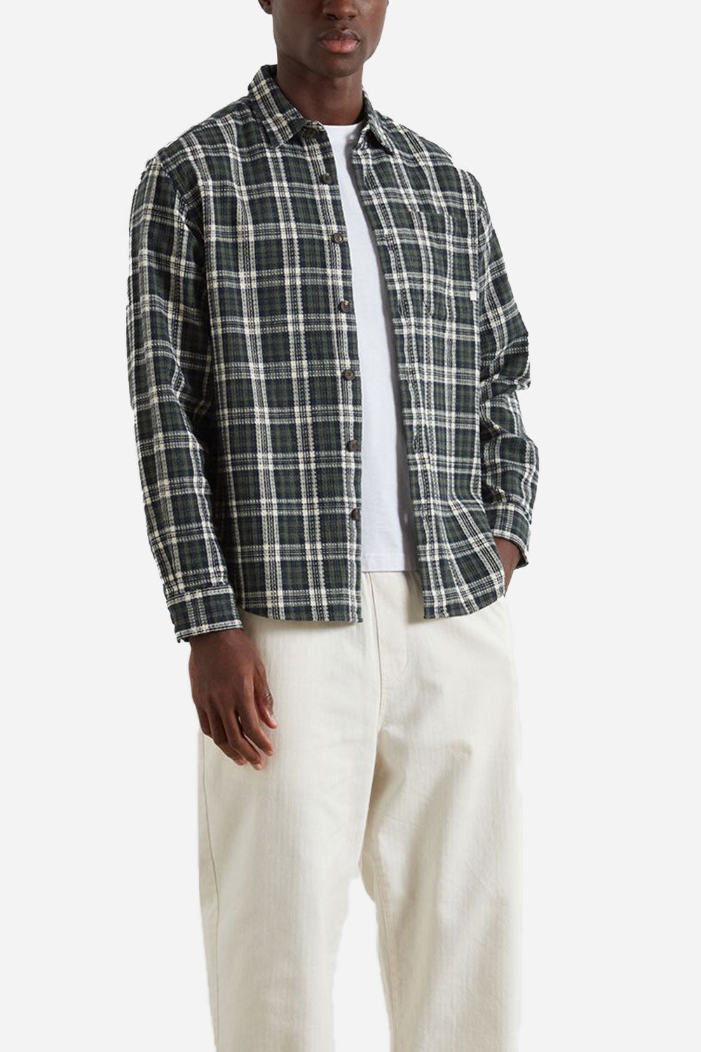 Farah Hardaker Long Sleeve Check Shirt (Rosemary)