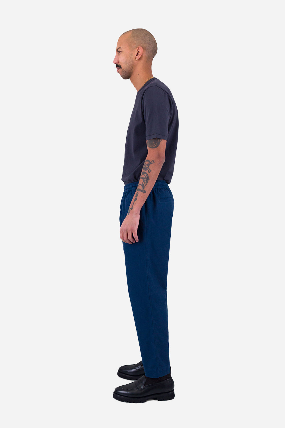 Pank Drawcord Assembly Pant (Moleskin الحبر الأزرق)