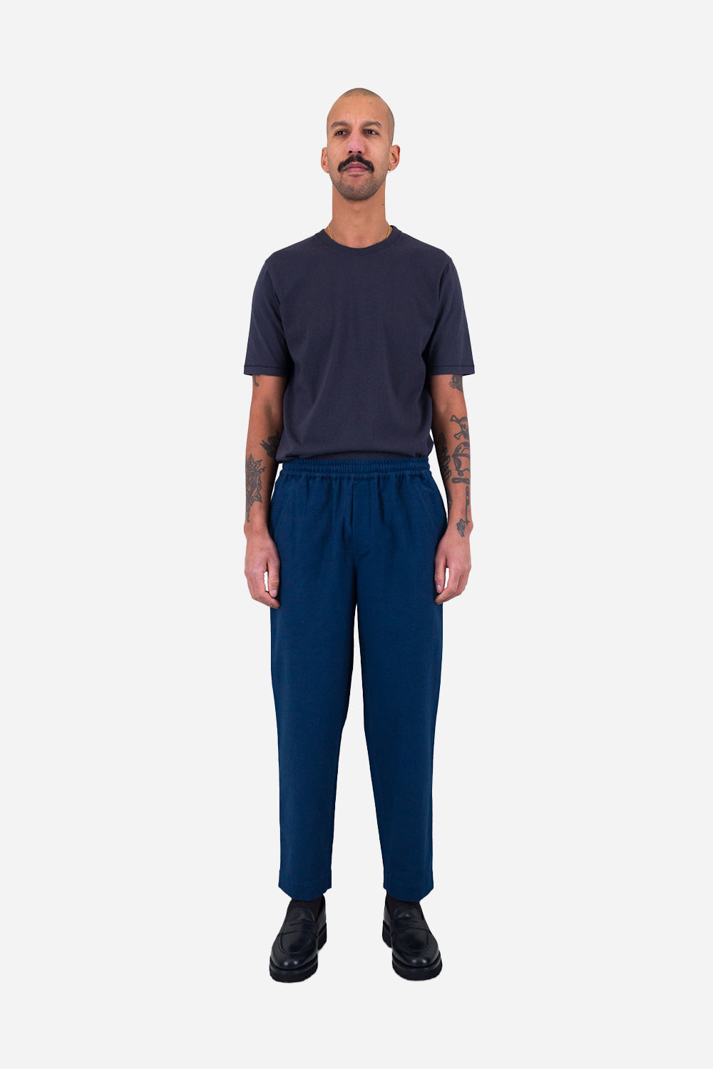 Pank Drawcord Assembly Pant (Moleskin الحبر الأزرق)