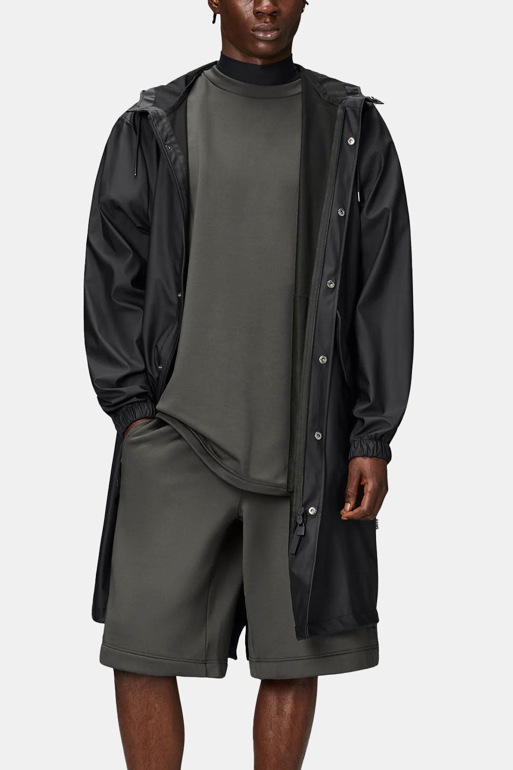 Rains Fishtail Parka W3 (Black)