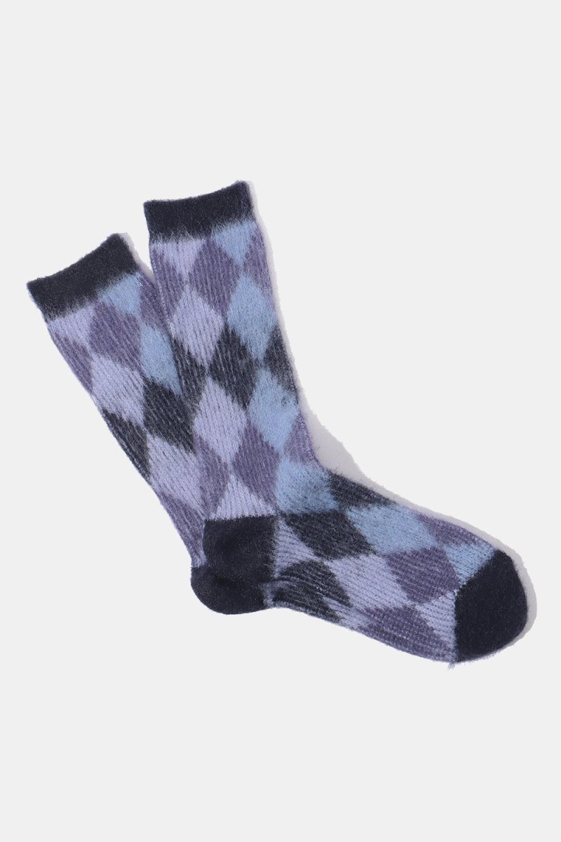 Anonymous Ism Napping Diamond JQ Crew Socks (Navy Purple) | Socks