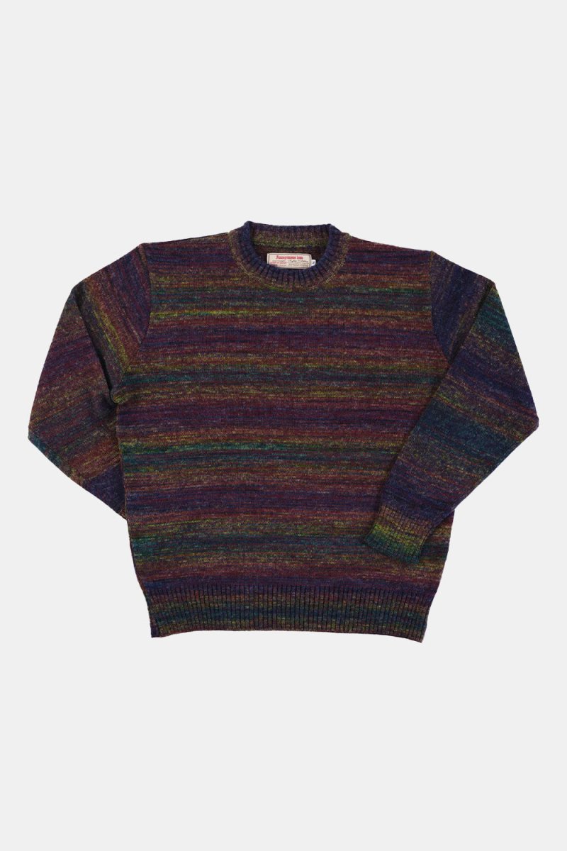 Anonymous Ism Splash Crew Knit (Moss) | Knitwear