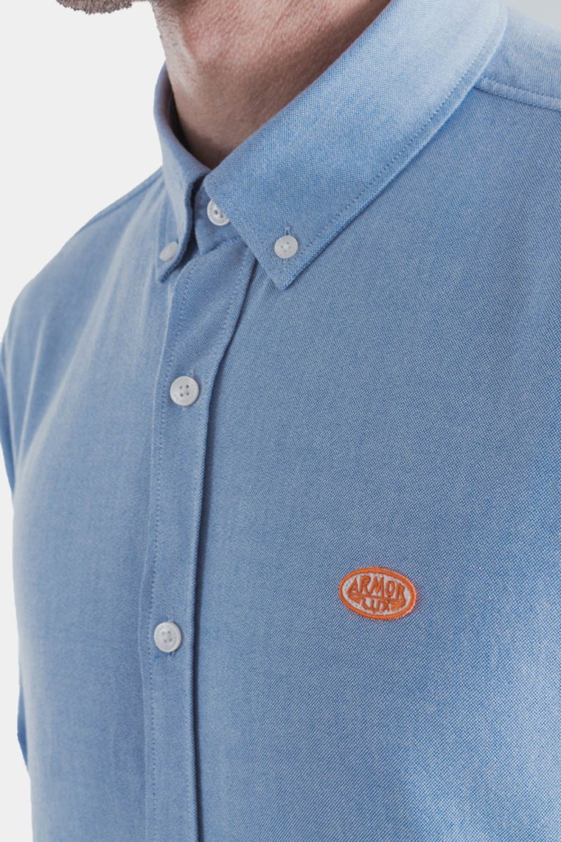 Armor Lux ML Oxford Shirt (Blue Sky) | Shirts
