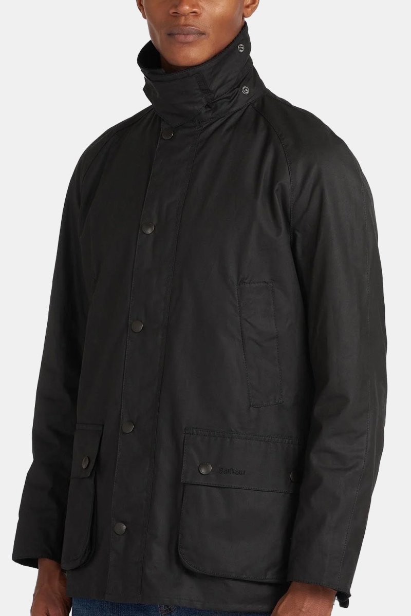 Barbour Ashby Waxed Jacket (Black) | Jackets