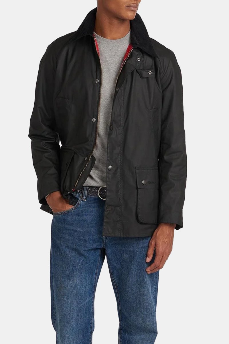 Barbour Ashby Waxed Jacket (Black) | Jackets