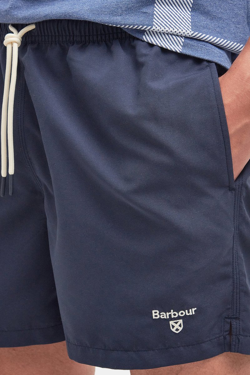 Barbour Staple Logo Swim Shorts (Navy) | Shorts