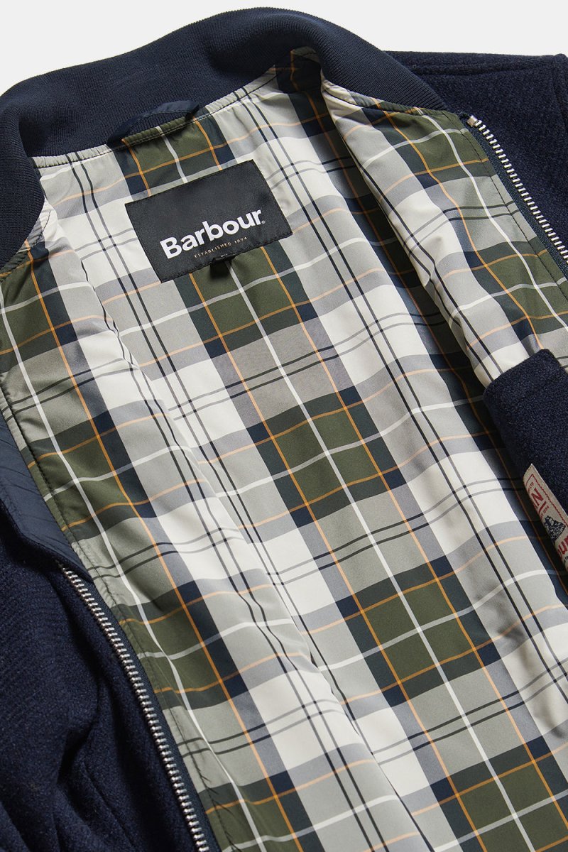 Barbour Verton Wool Jacket (Navy) | Jackets