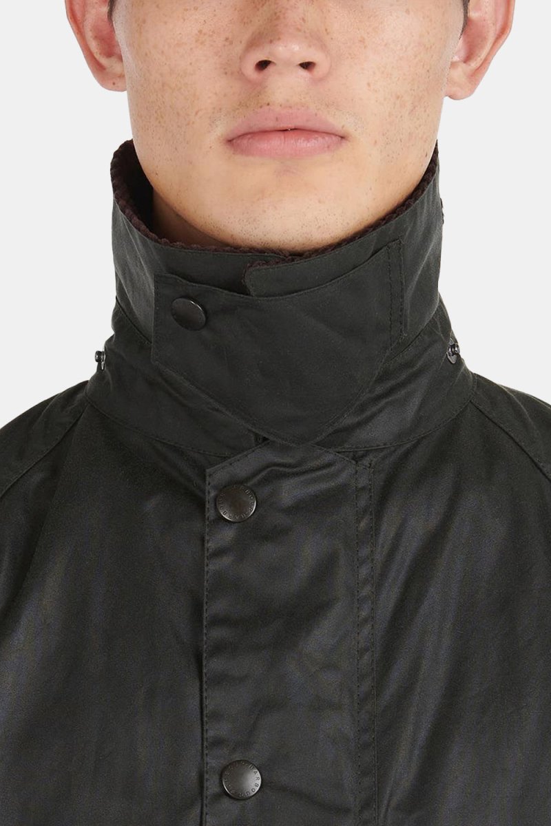 Barbour White Label SL Beaufort Waxed Cotton Jacket (Sage) | Coats & Jackets