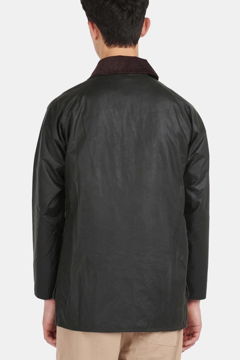 Barbour White Label SL Beaufort Waxed Cotton Jacket (Sage) | Coats & Jackets