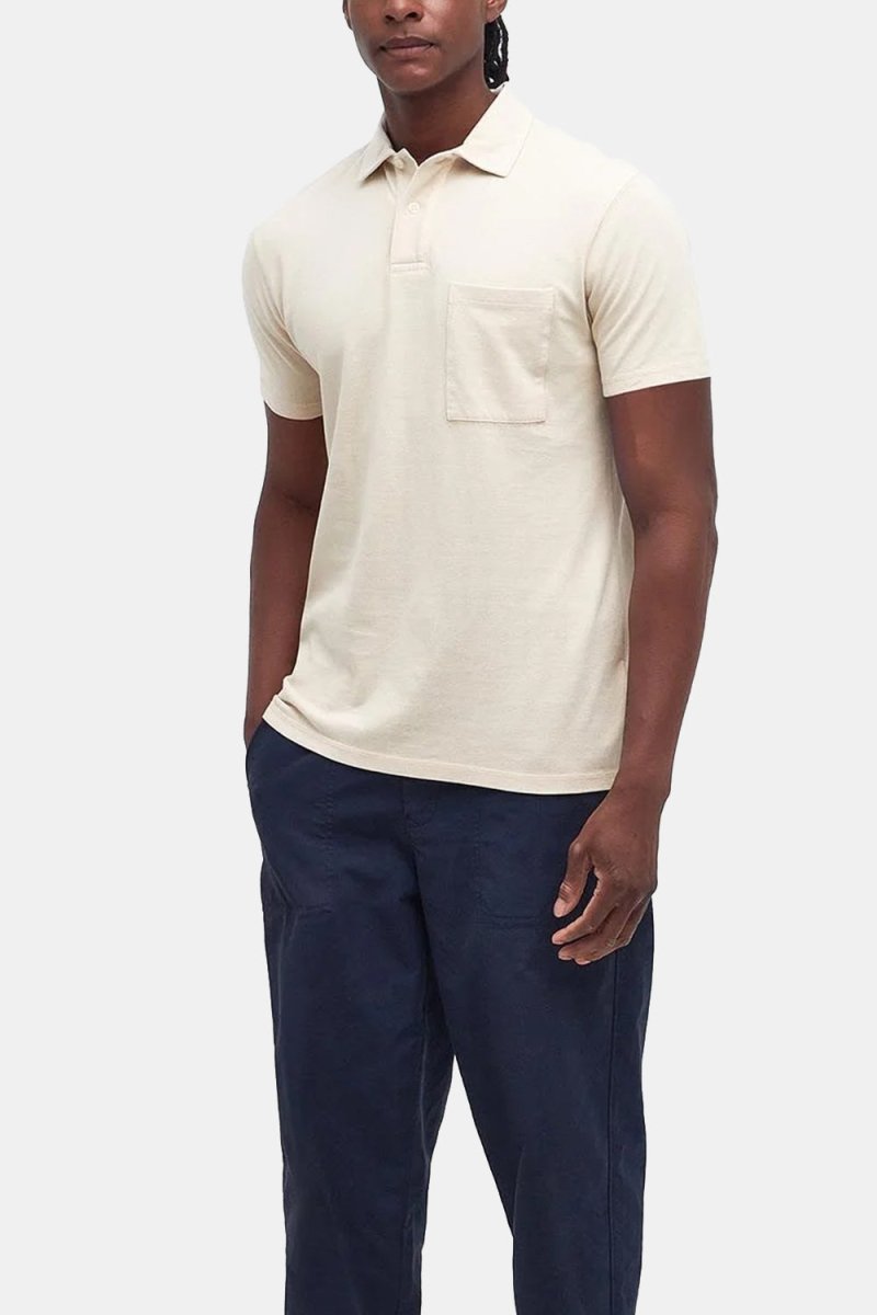 Barbour Worsley Pocket Polo - Shirt (Fog) | T - Shirts