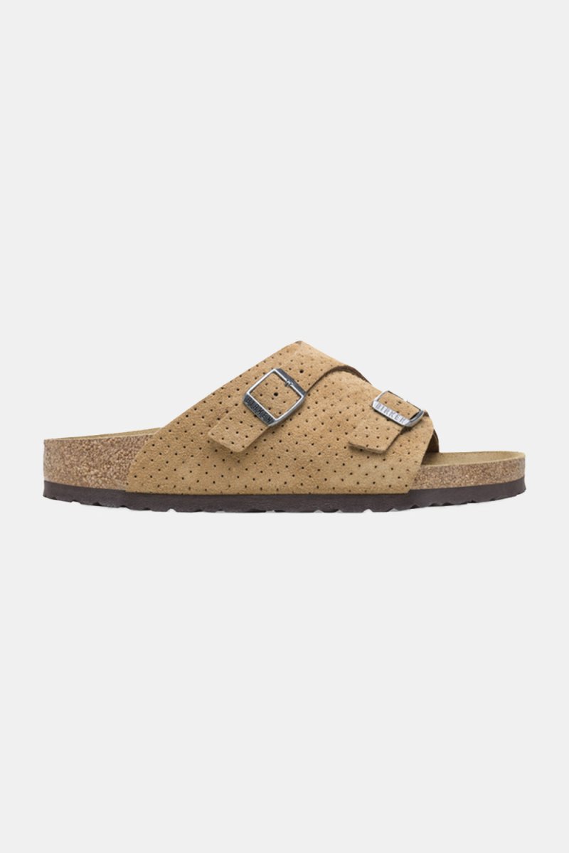Birkenstock Zürich BS Suede Embossed (Emboss Dots New Beige) | Sandals