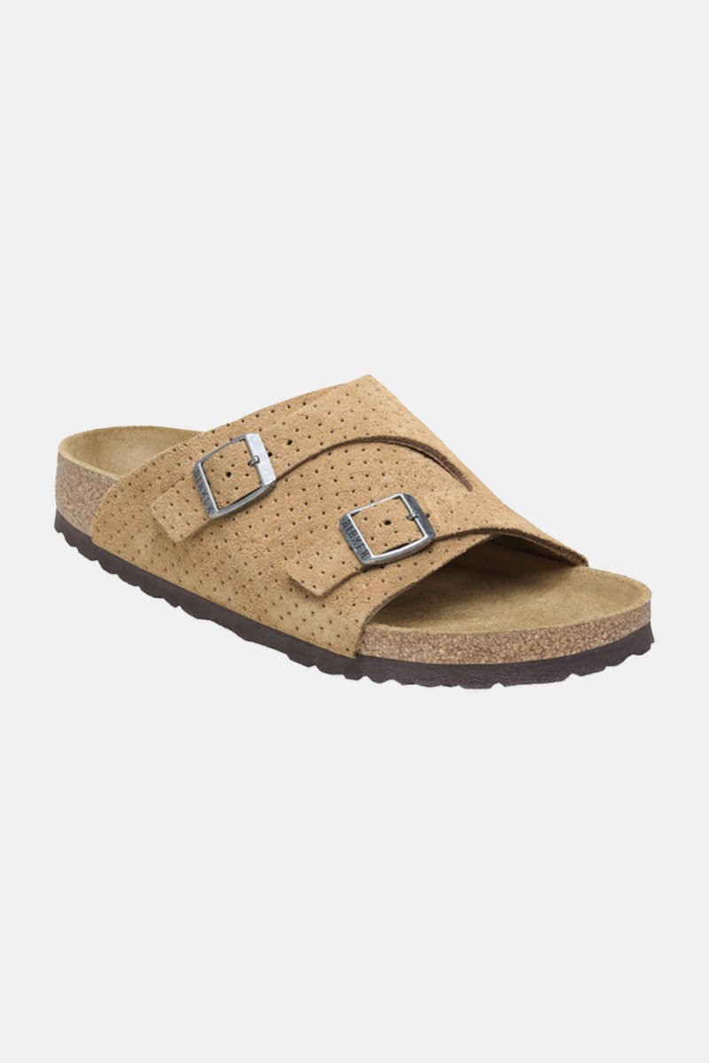 Birkenstock Zürich BS Suede Embossed (Emboss Dots New Beige) | Sandals