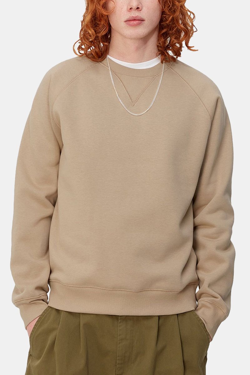 Carhartt WIP Chase Sweatshirt (Sable/Gold) | Sweaters