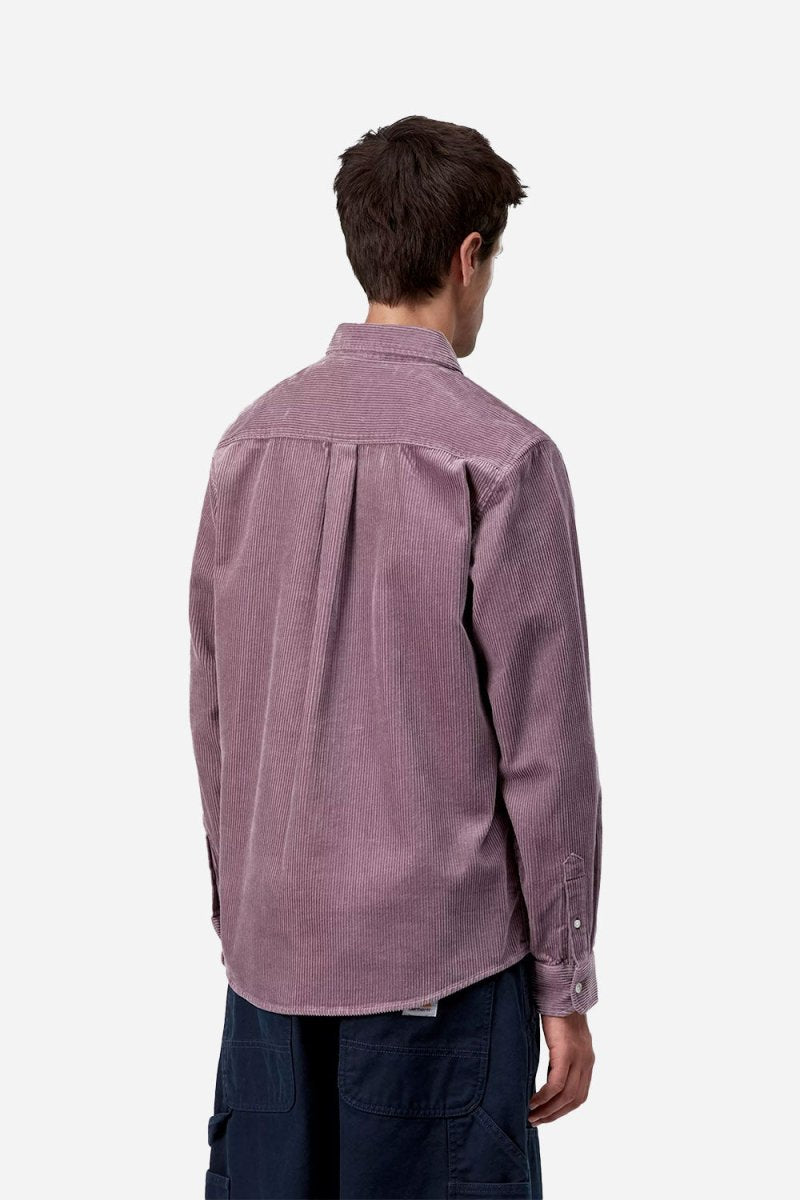 Carhartt WIP L/S Madison Cord Shirt (Phlox) | Shirts