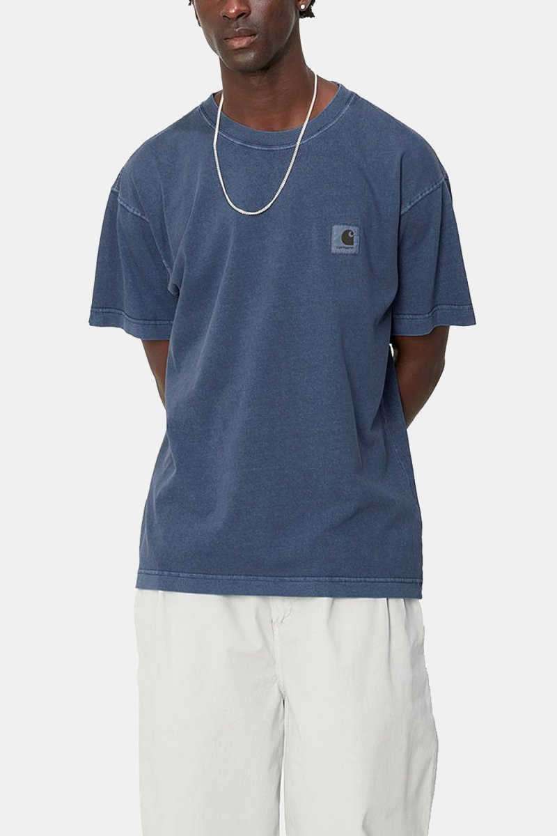 Carhartt WIP Short Sleeve Nelson T-Shirt (Elder Blue) | T-Shirts