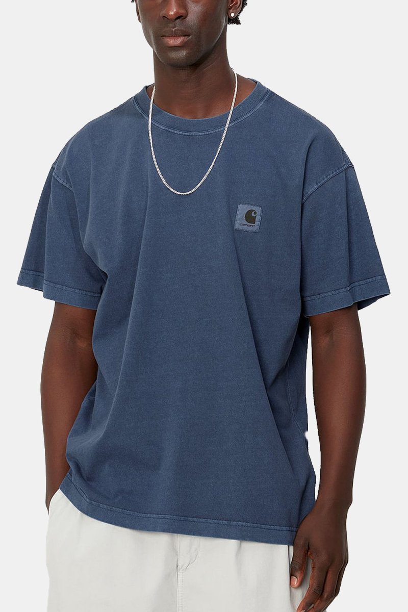 Carhartt WIP Short Sleeve Nelson T-Shirt (Elder Blue) | T-Shirts