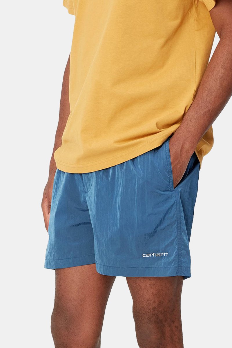 Carhartt WIP Tobes Swim Trunks (Sorrent/White) | Shorts