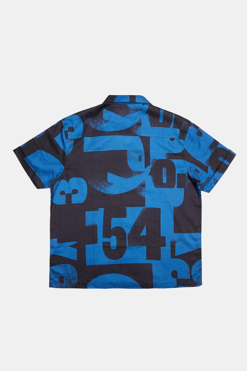 Deus Arithmetic Short Sleeve Shirt (Blue) | Shirts