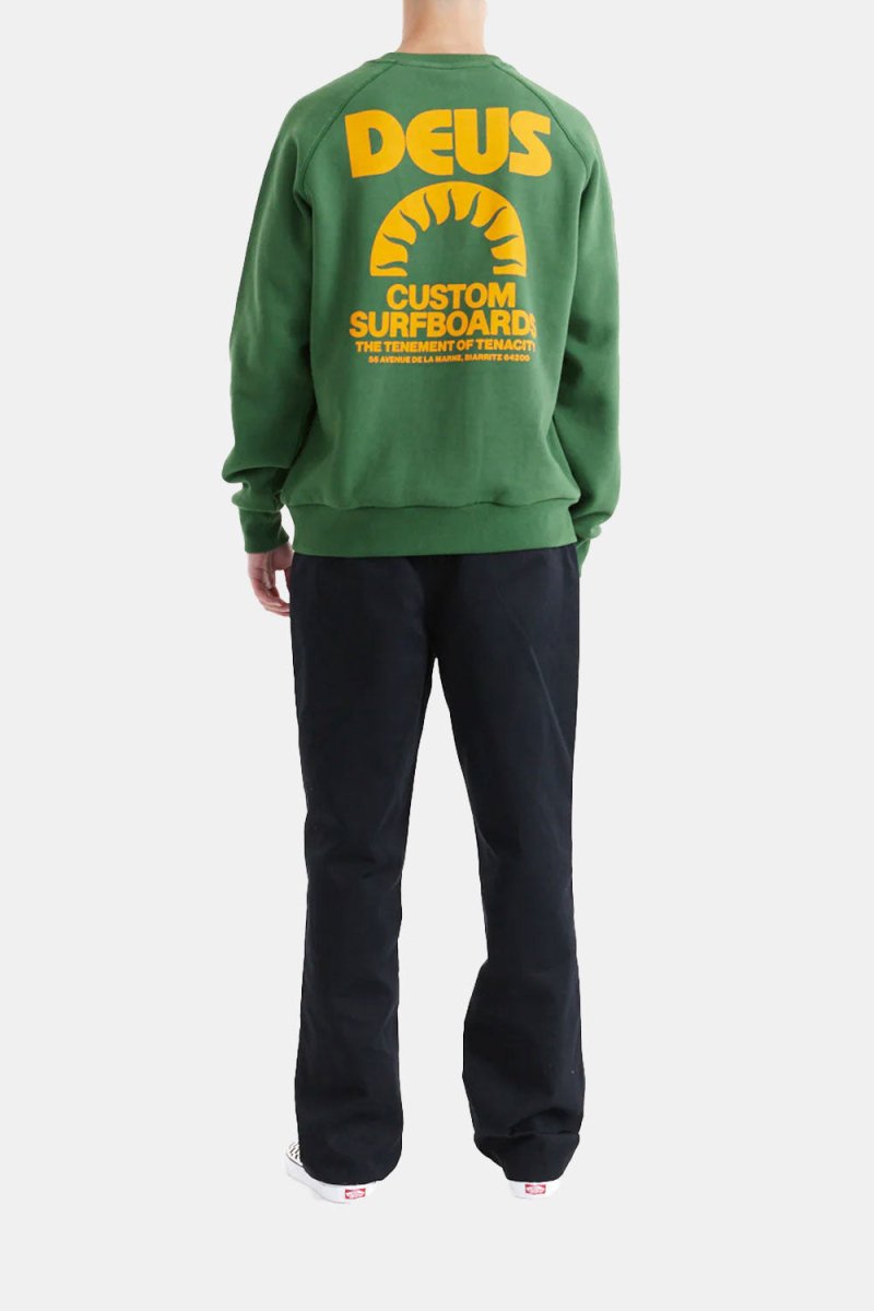 Deus Melodies Crew Sweatshirt (Hillside Green) | Sweaters