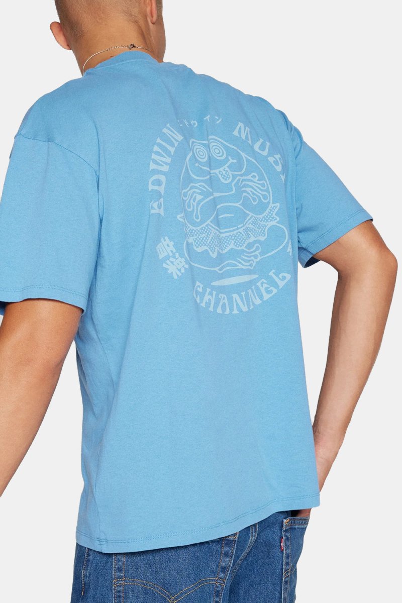 Edwin Music Channel T-Shirt (Parisian Blue) | T-Shirts