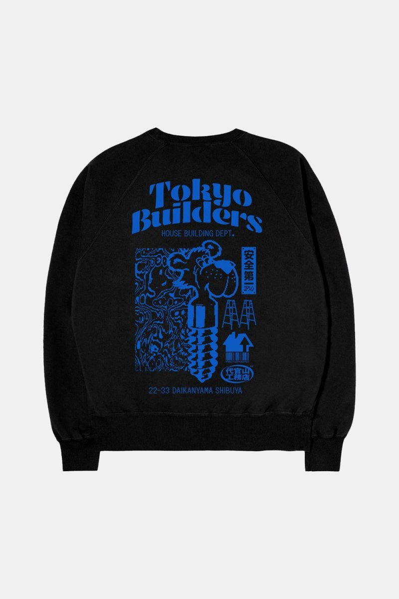 Edwin Tokyo Builders Heavy Sweatshirt (Black) | Sweaters