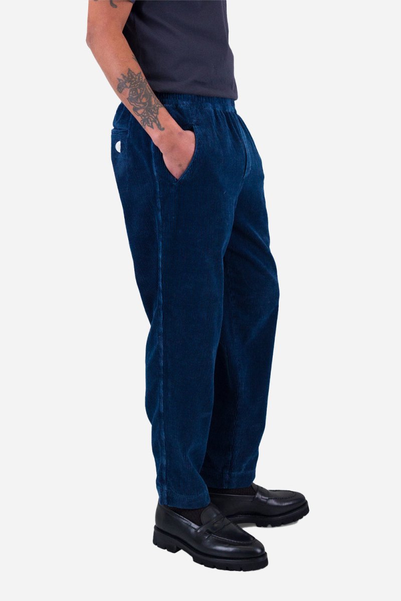 Folk Drawcord Assembly Pant (Washed Indigo Cord) | Trousers