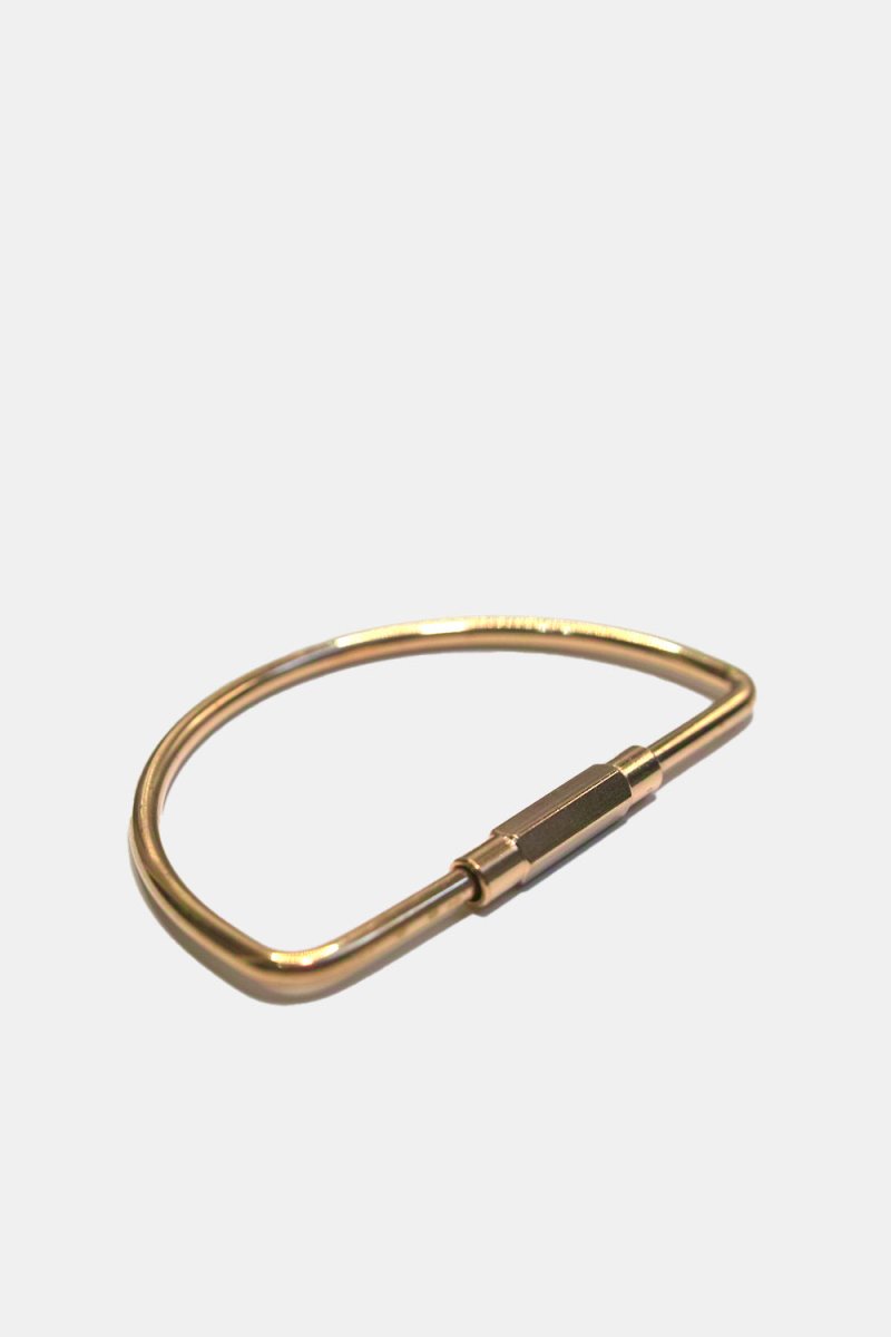 Half Dozen 'D' Keyring (Brass) | keyring