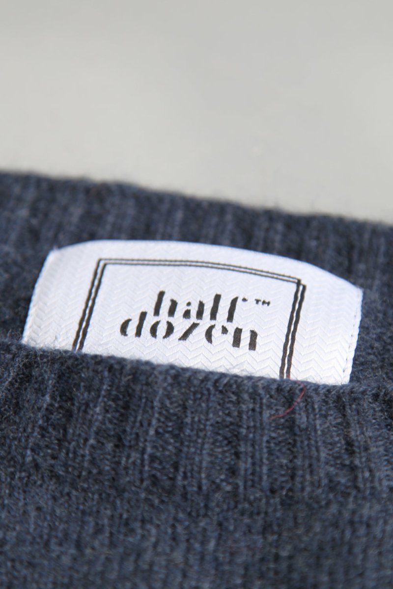 Half-Dozen Supersoft Wool & Cashmere Crew (Bakjal Navy) | Knitwear