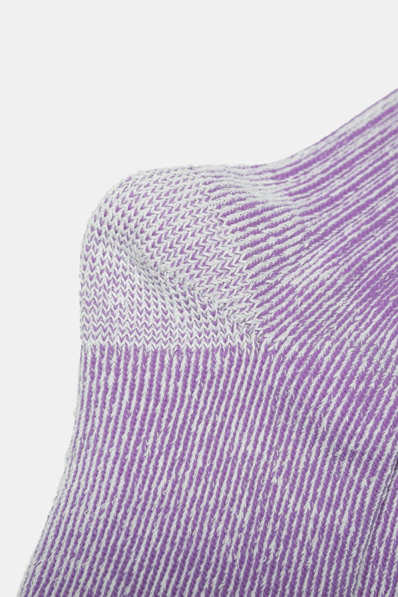 Kinari Skater Plating Crew Socks (Purple) | Socks