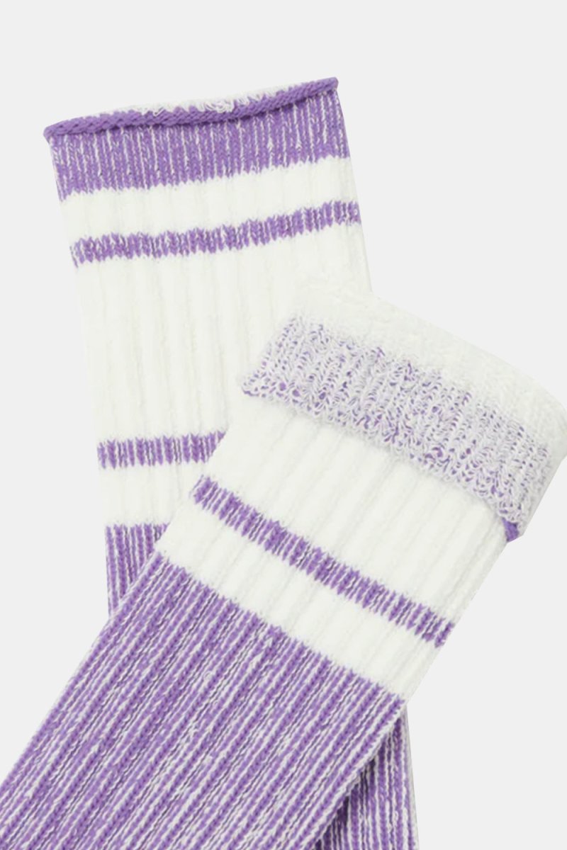 Kinari Skater Plating Crew Socks (Purple) | Socks