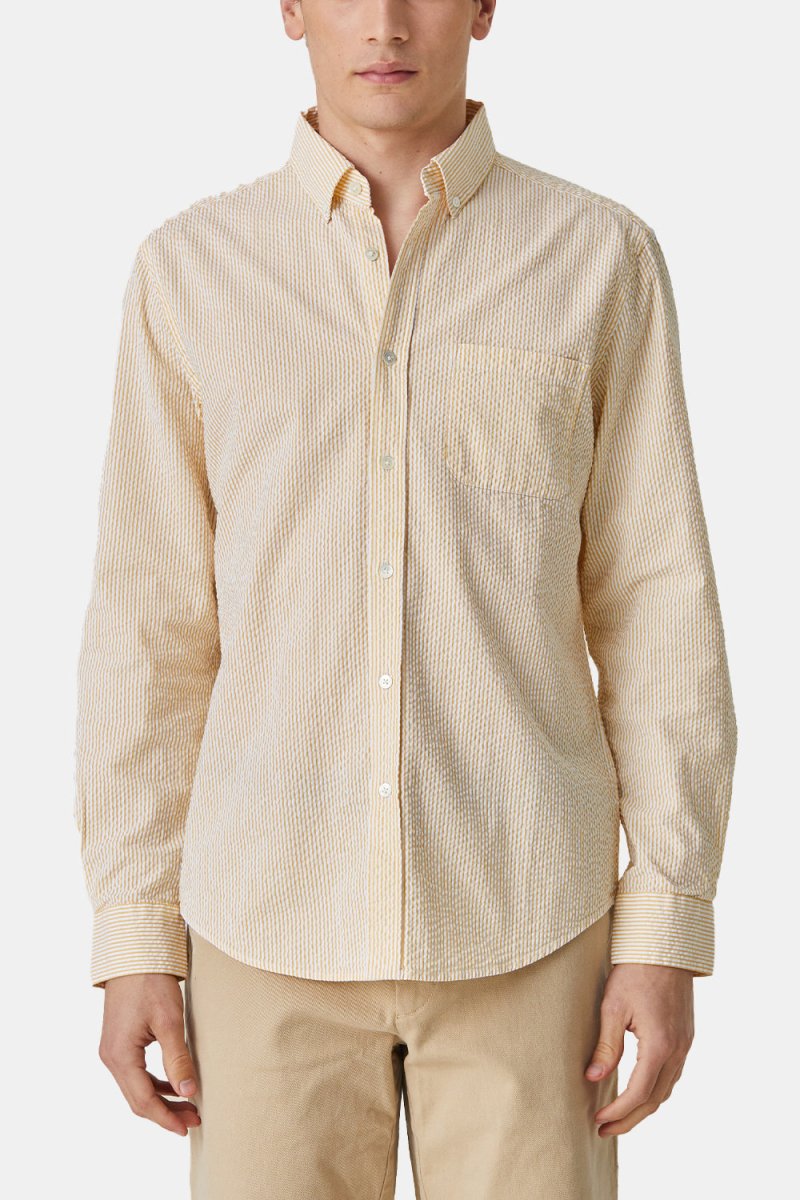 Portuguese Flannel Atlantico Stripe Shirt (Yellow) | Shirts