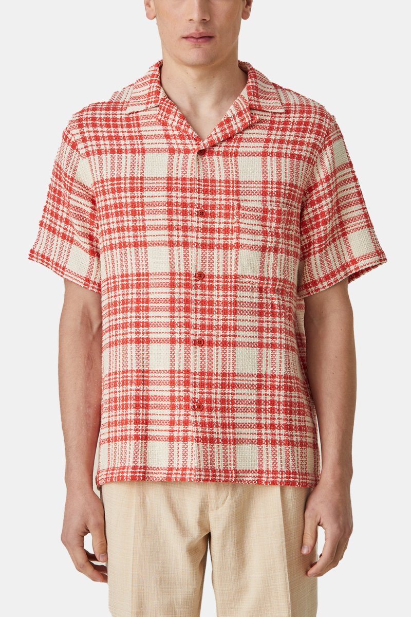Portuguese Flannel Garden Plaid Shirt (Red) | Shirts