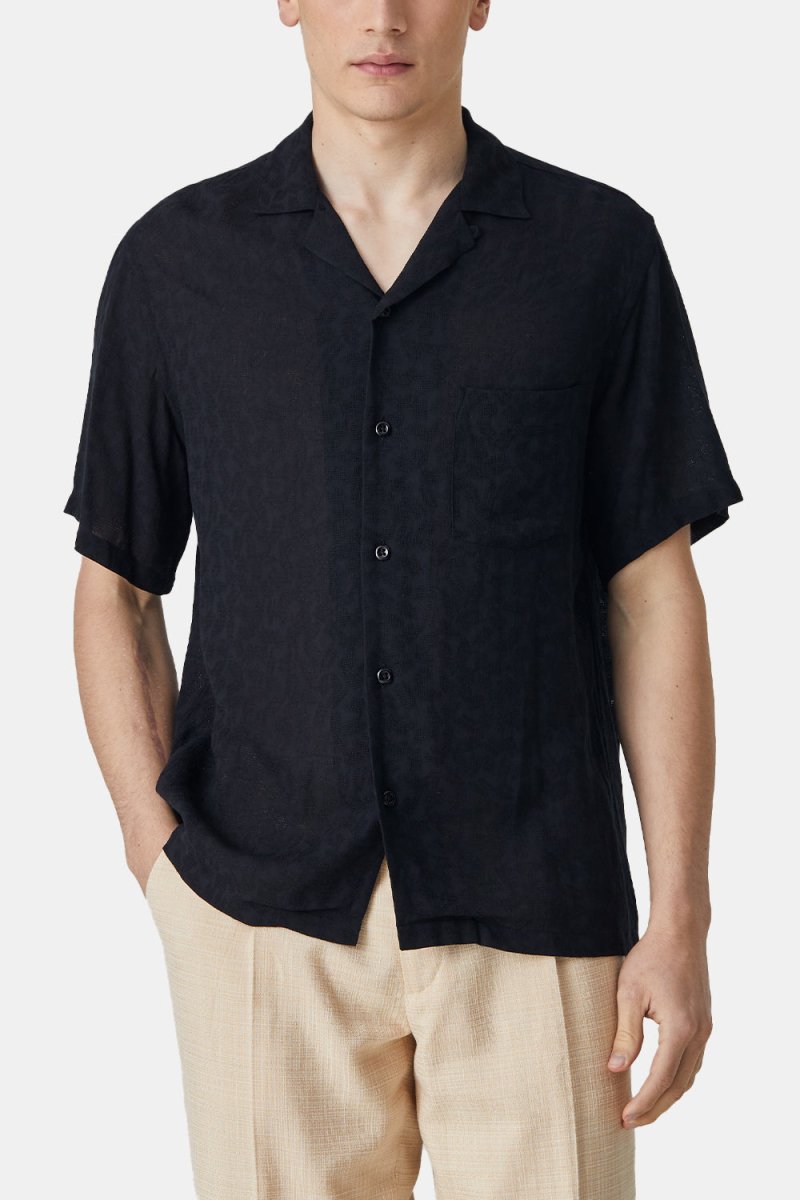 Portuguese Flannel Modal Cobra Shirt (Black) | Shirts