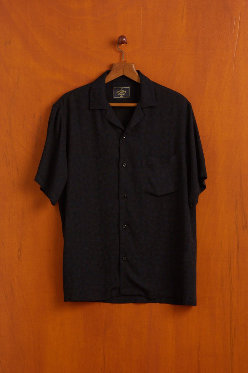 Portuguese Flannel Modal Cobra Shirt (Black) | Shirts