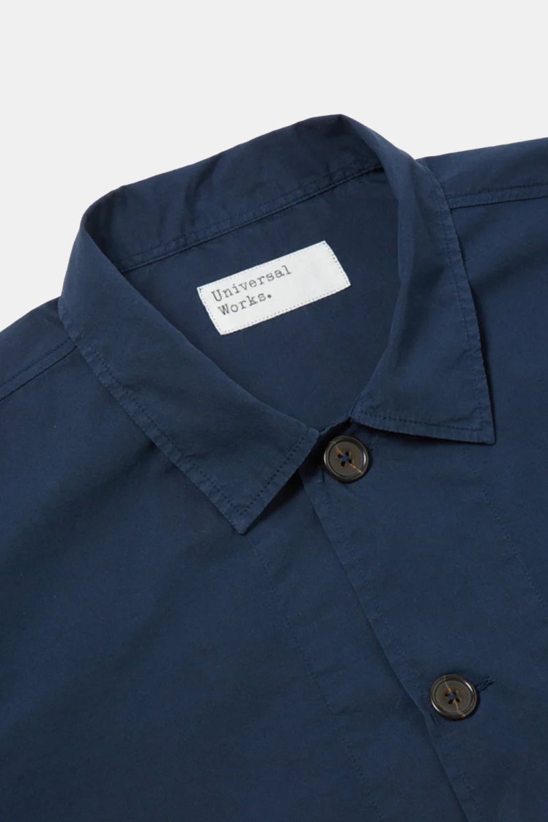 Universal Works Fine Poplin Bakers Jacket (Navy) | Jackets