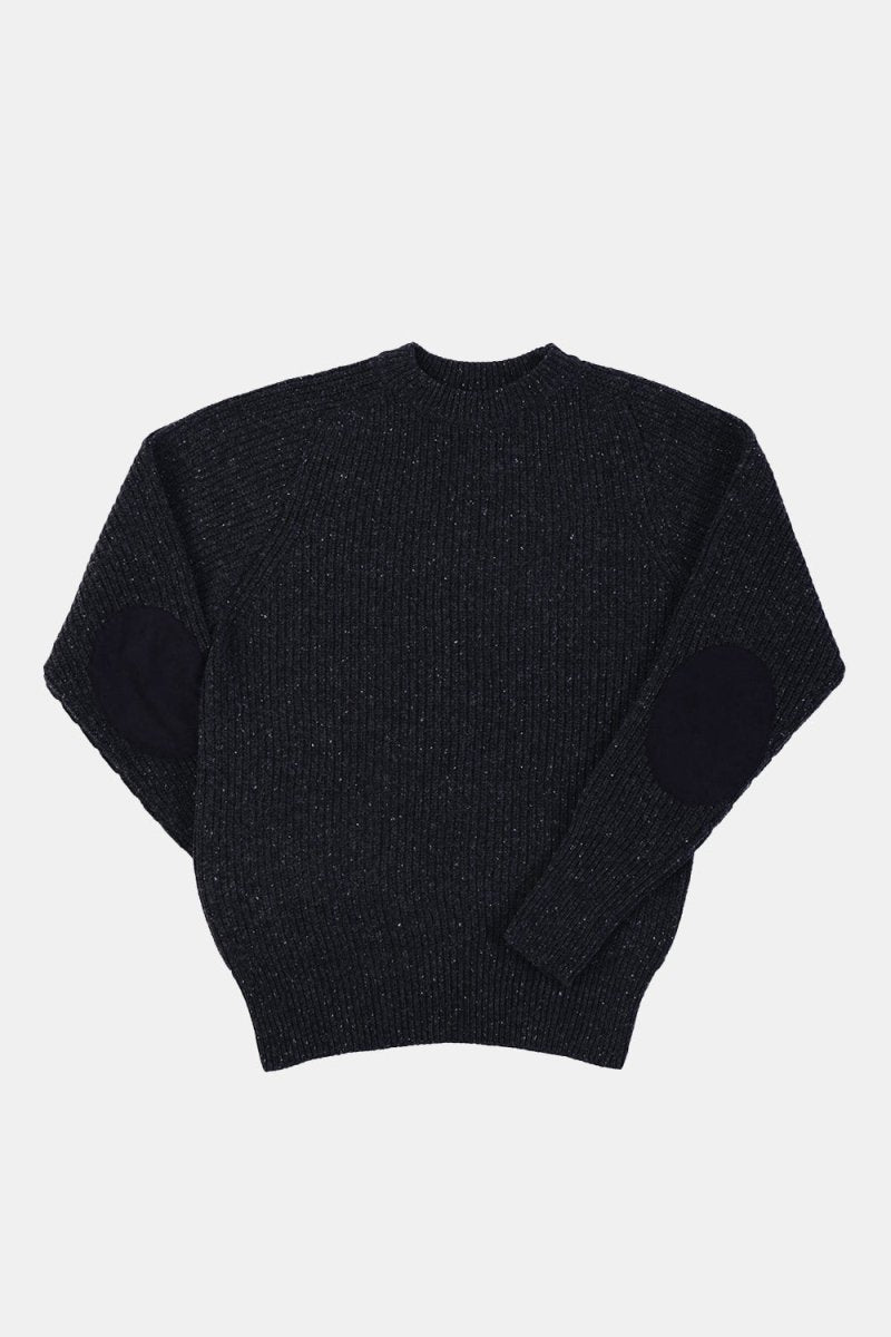 Anonymous Ism Nep Rib Crew Knit (Charcoal) | Knitwear