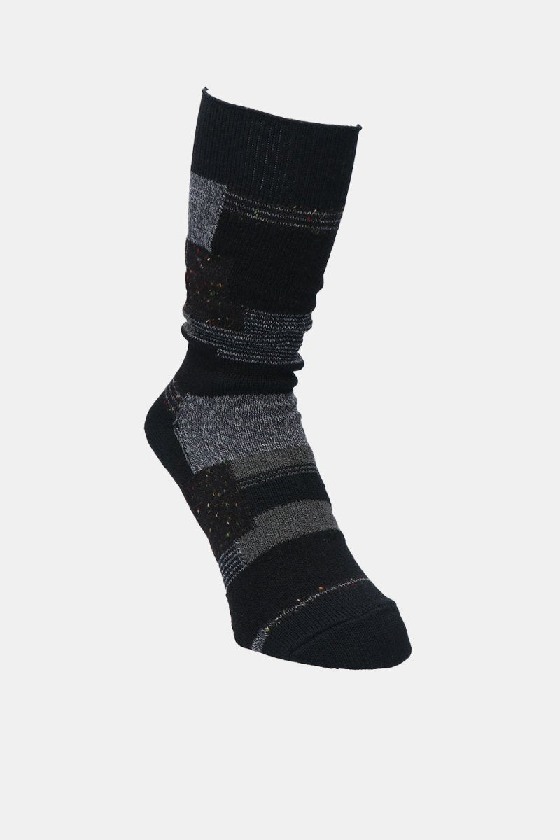 Anonymous Ism Patchwork Crew Socks (Black) | Socks